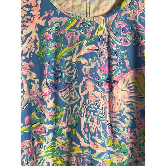 Lilly Pulitzer Beacon Printed Scoop Neck Mini Dress in All Together Now Size XS - Picture 3 of 9